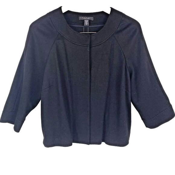 Women’s 14 Y2K l Black 3/4 Sleeve Button-Down Top Laundry By Shelli Sega - Picture 9 of 9